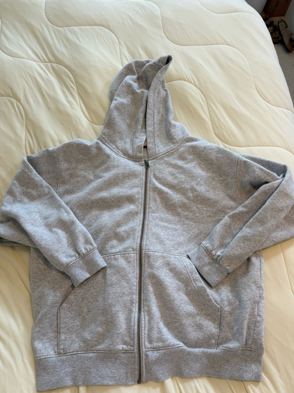 Universal Thread Gray Full-Zip Hoodie Jacket